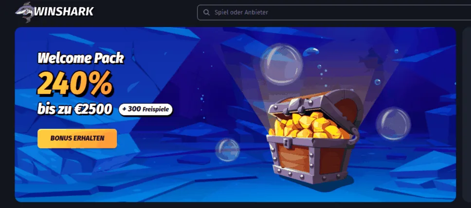 Winshark Online Casino Winshark Casino Webseite